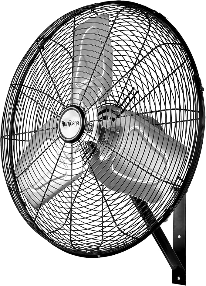 Hurricane® 20' high Velocity Wall mount Oscillating Fan - Progressive Growth Garden Supply