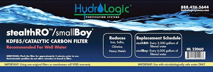HydroLogic - Catalytic Carbon Filter - SteathRO - smallBoy - Progressive Growth Garden Supply