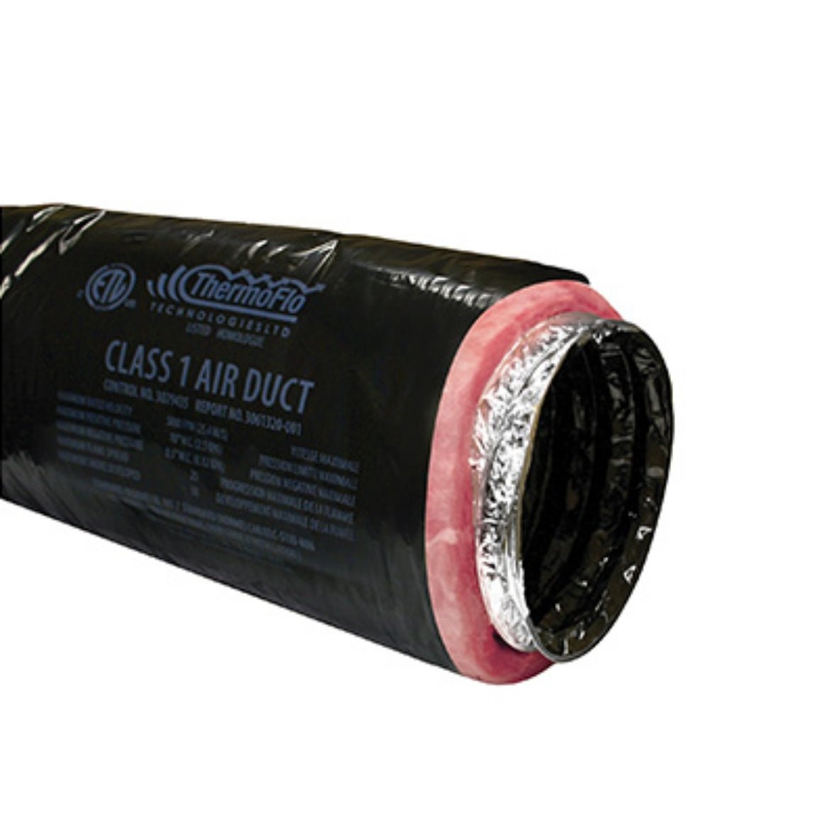 Insulated Mylar Ducting 25 ft - Noise - Reducing Flexible Duct - Progressive Growth Garden Supply