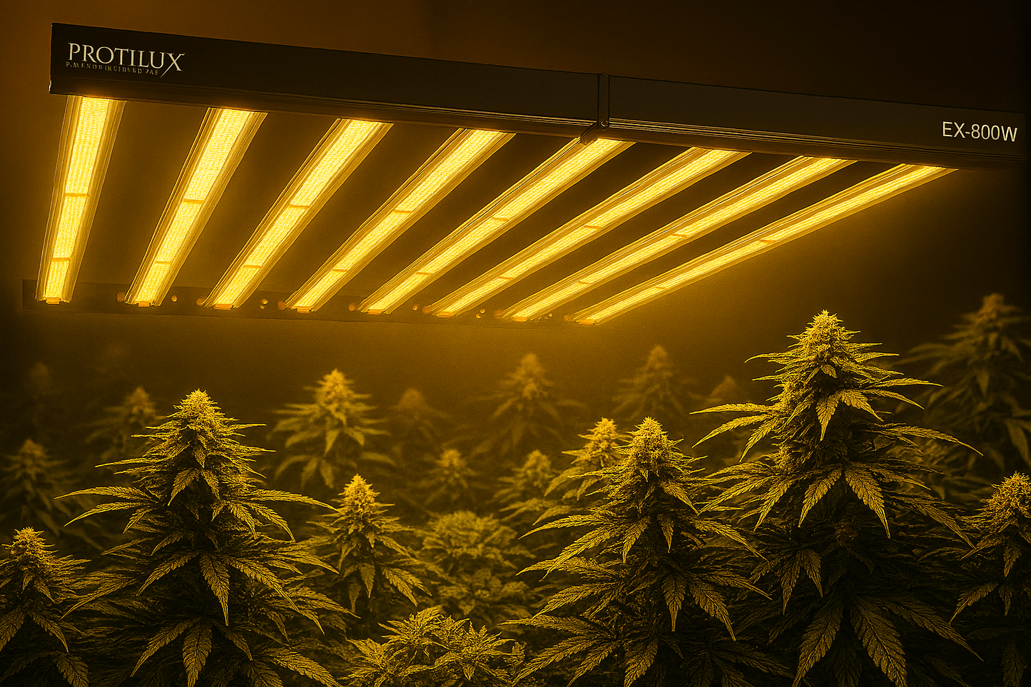 LED Grow Light 800W Protilux Extreme Full spectrum, 3360 diodes 2400 μmol/s - Progressive Growth Garden Supply