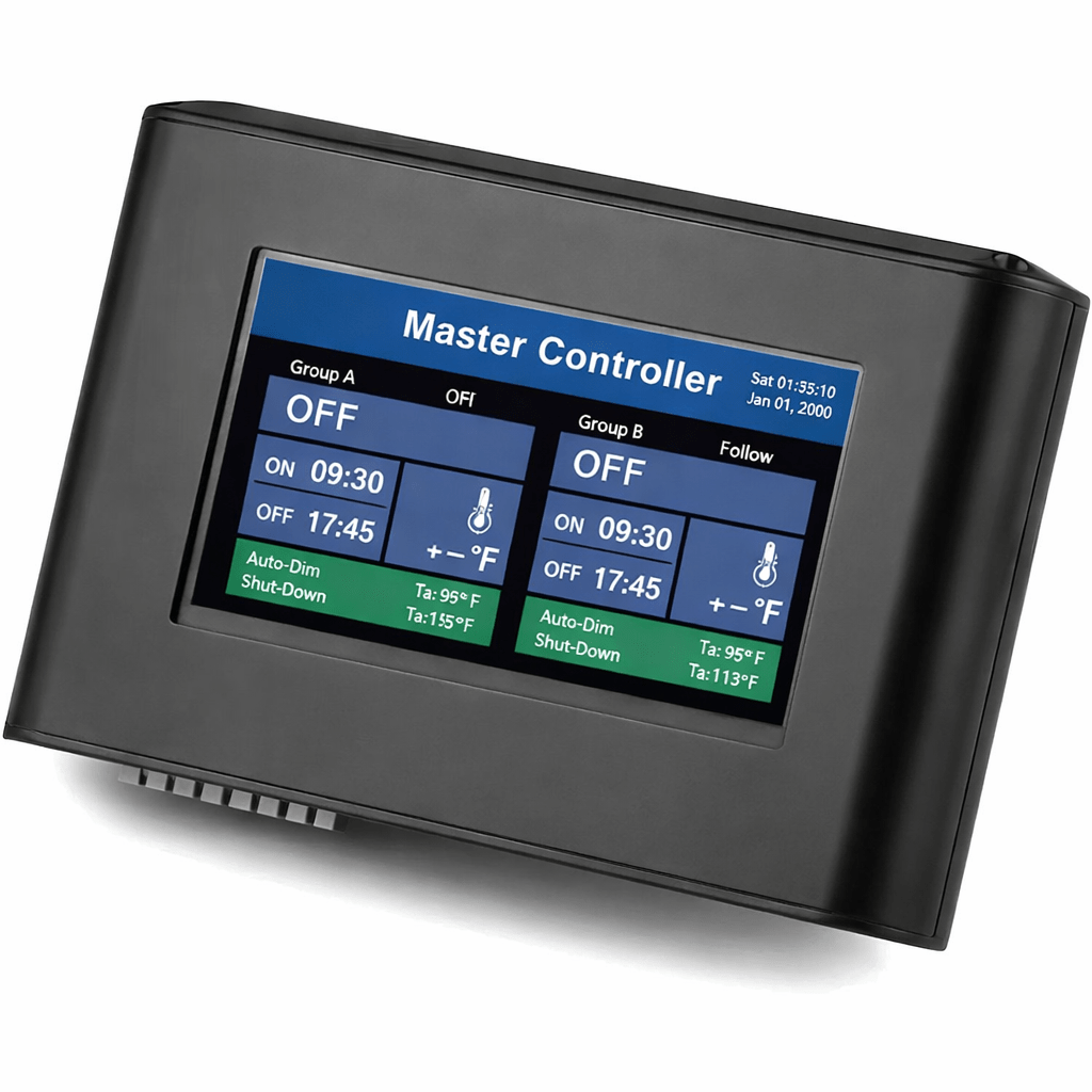 Master Controller - LCD Touch Screen - works with Gavita, Growers Choice & Floraflex - Progressive Growth Garden Supply