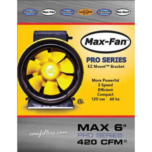 Max Fan Pro Series - Progressive Growth Garden Supply