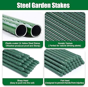 Mondi Metal Bamboo Stakes 10 pack - Progressive Growth Garden Supply
