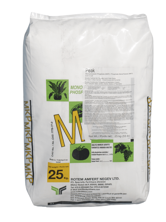 Monopotassium Phosphate 0 - 52 - 34 25kg - Progressive Growth Garden Supply