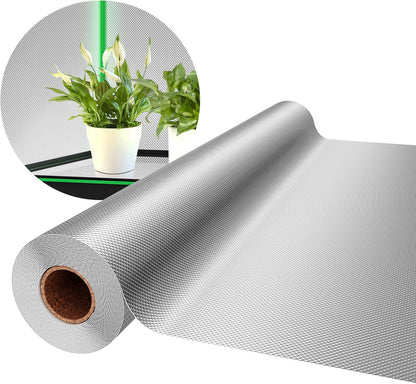 Mylar Film Roll 4 FT X 100 FT Diamond Film Foil Roll Highly Reflective Grow Room (100 FT) - Progressive Growth Garden Supply