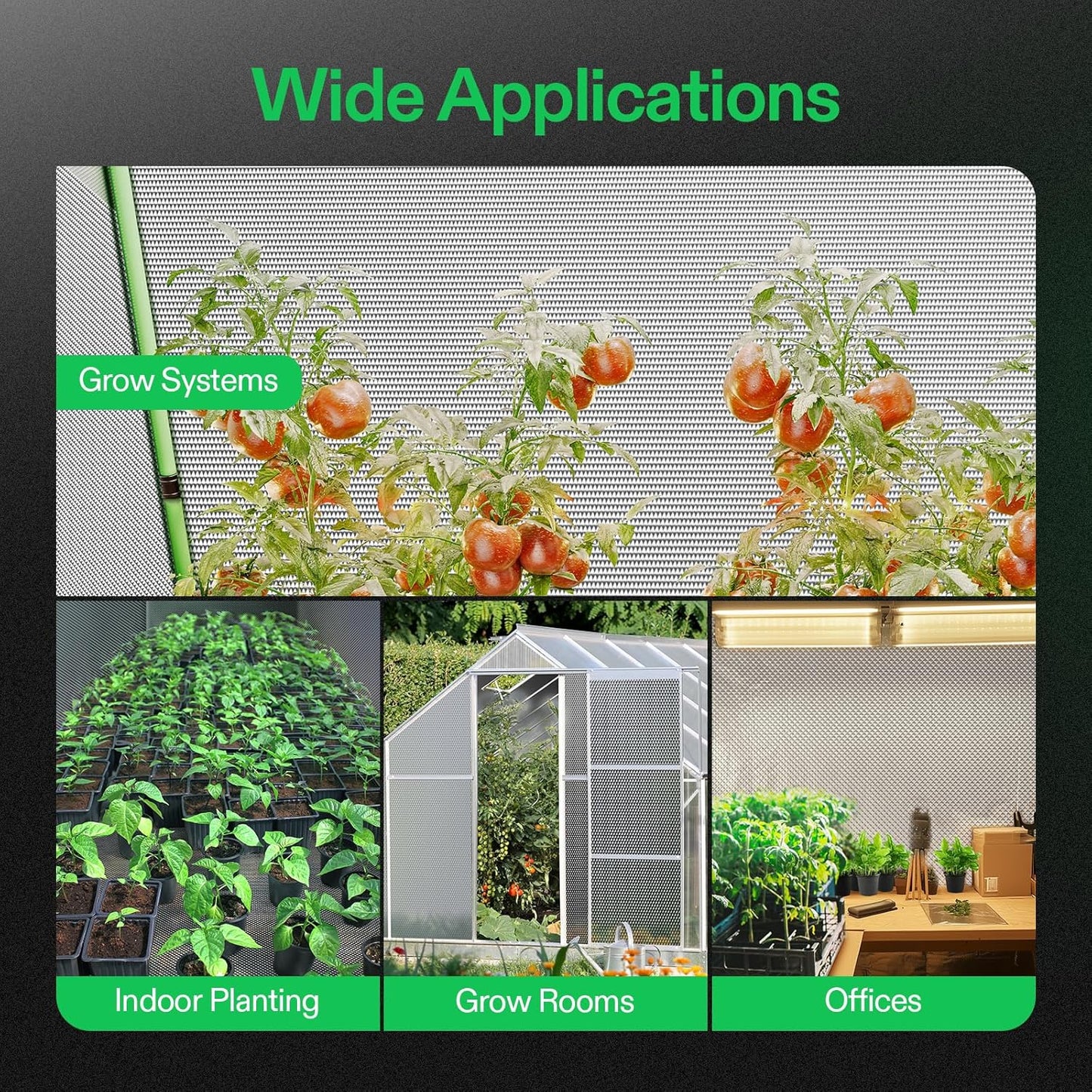 Mylar Film Roll 4 FT X 100 FT Diamond Film Foil Roll Highly Reflective Grow Room (100 FT) - Progressive Growth Garden Supply