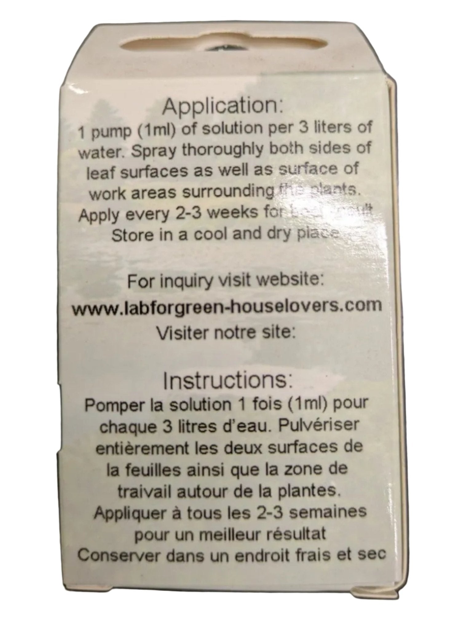 Natural Plant Wash 50 ml - Progressive Growth Garden Supply