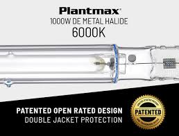Plantmax 1000W DE Metal Halide 6 K Grow Lamp - Progressive Growth Garden Supply