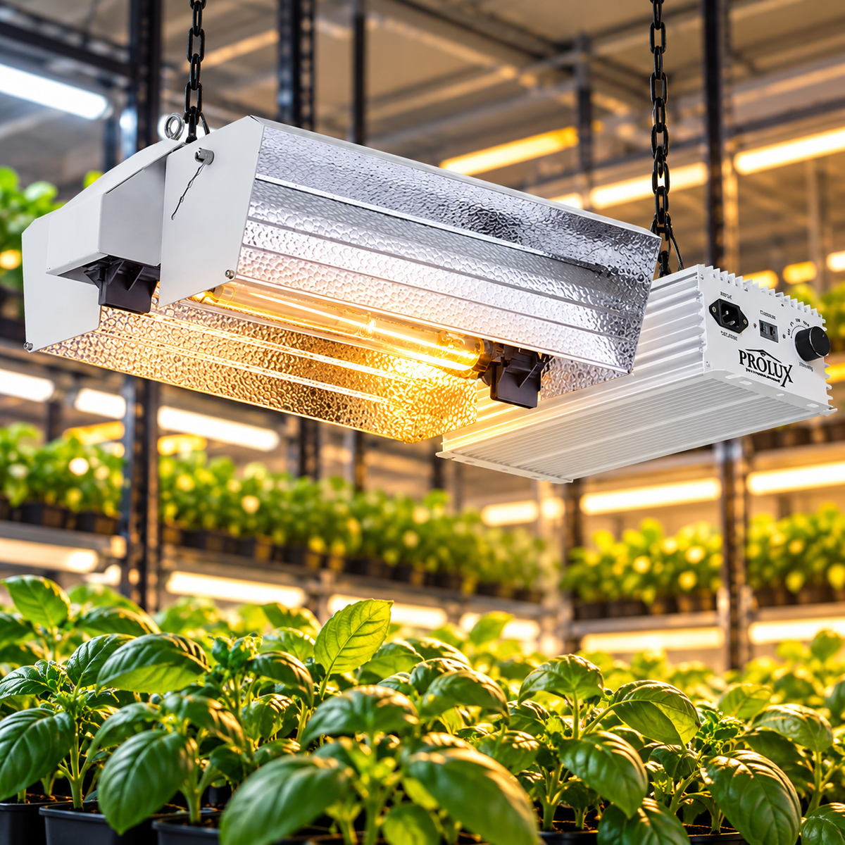 Prolux 1000W DE HPS Grow Light Fixture – 208-277 volt-Lamp Not Included - Progressive Growth Garden Supply
