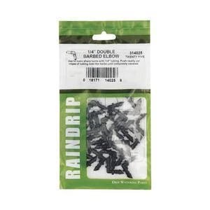 Raindrip Elbow Barb 1/4" - Progressive Growth Garden Supply