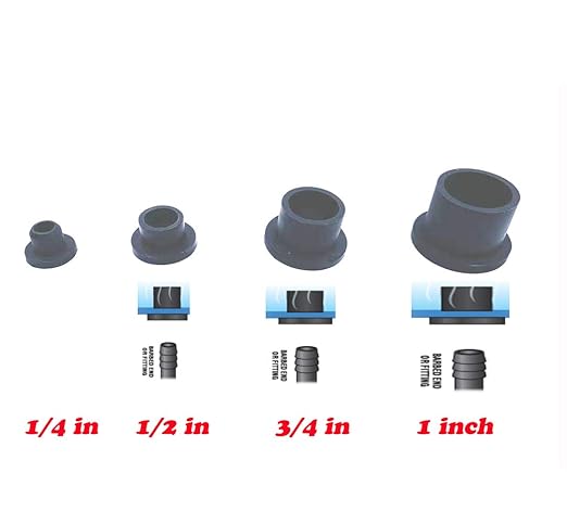 Rubber Top Hat Grommets - Hydro - Flow - Progressive Growth Garden Supply