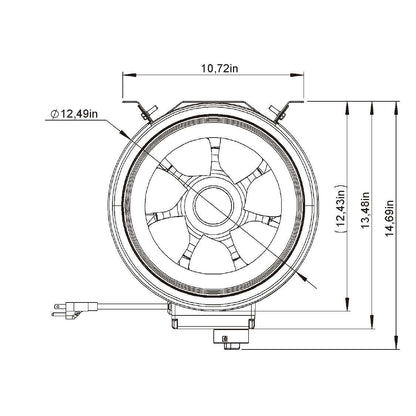 Ruck Prime 14″ Evo EC | 1759 CFM Inline Fan - Progressive Growth Garden Supply