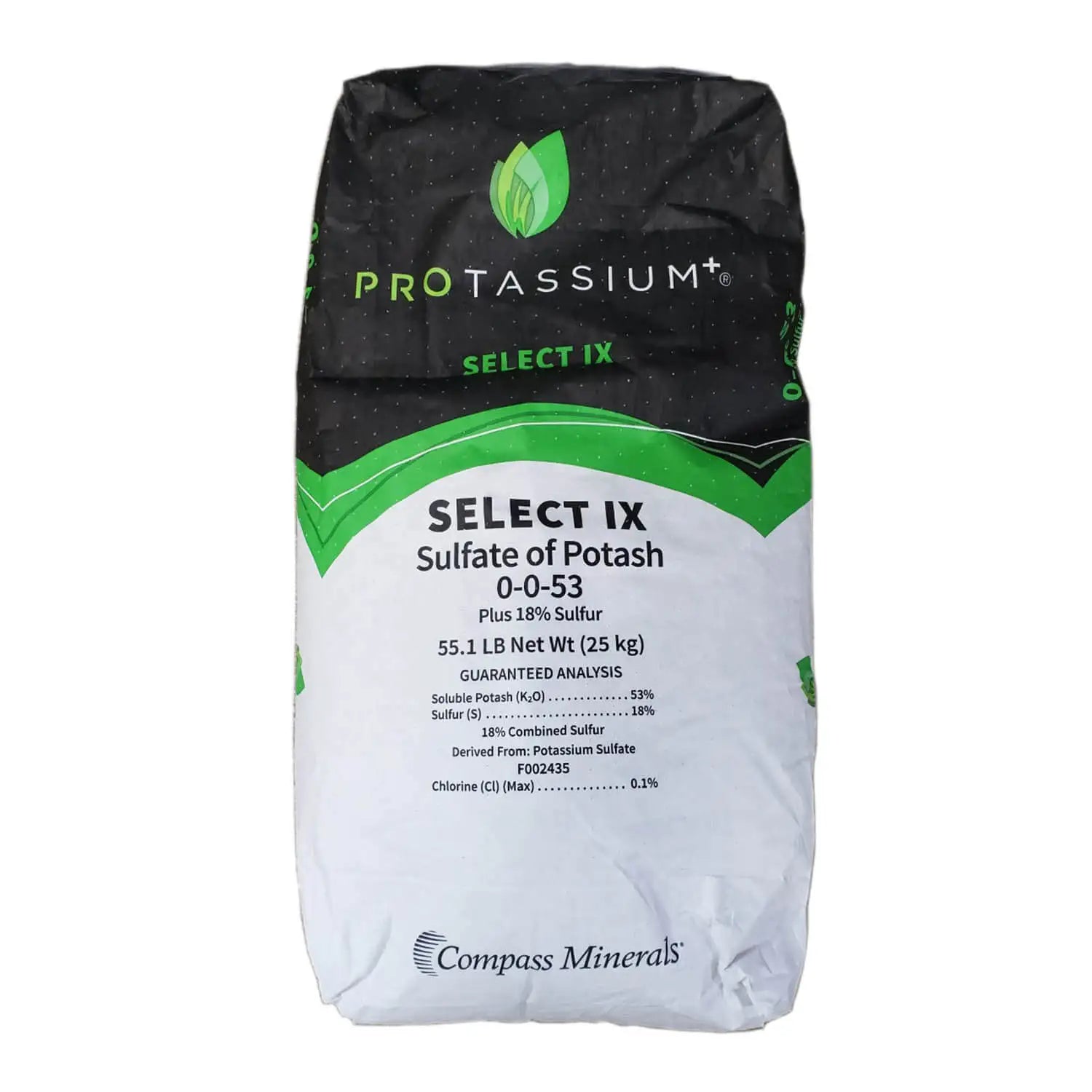 Sulfate of Potash, 0 - 0 - 53 (Potassium Sulfate) - 25 KG - Progressive Growth Garden Supply