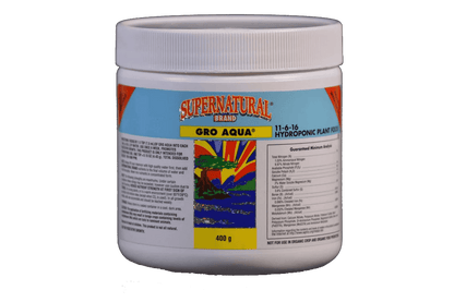 Supernatural® Gro Aqua - Progressive Growth Garden Supply
