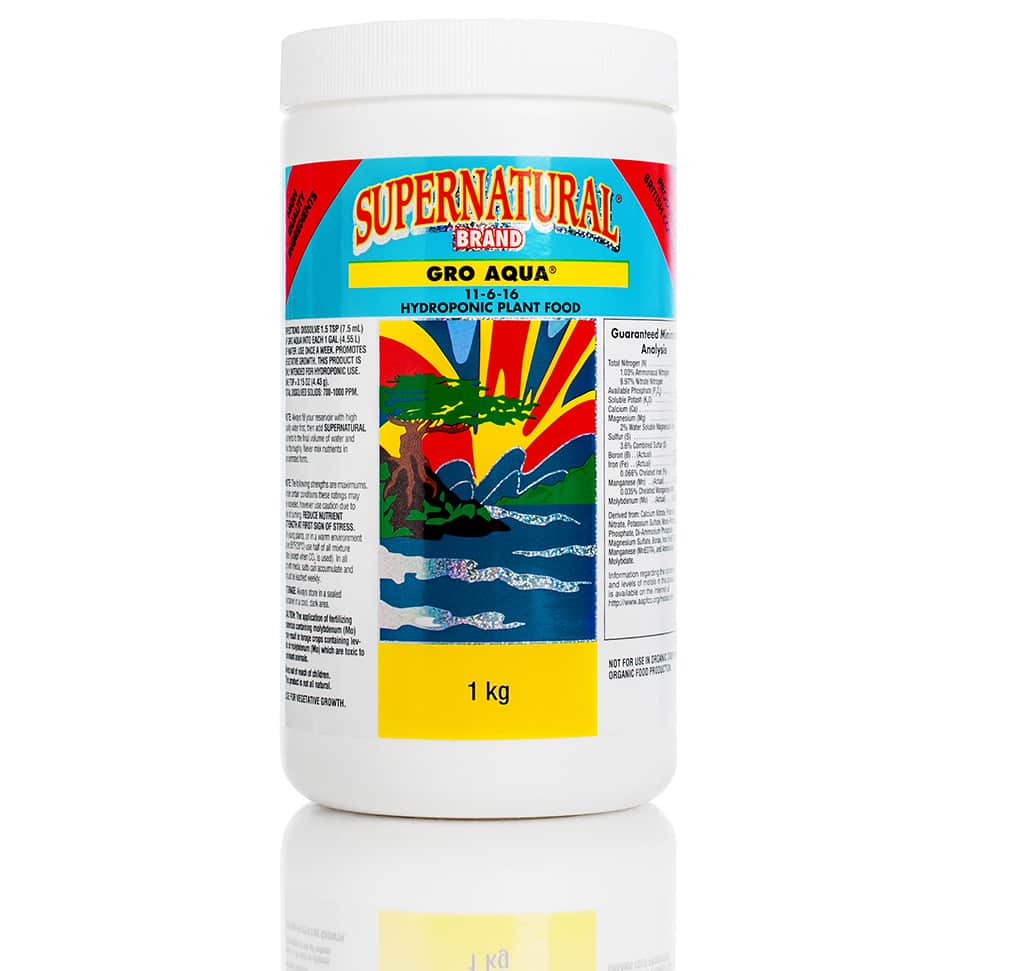 Supernatural® Gro Aqua - Progressive Growth Garden Supply