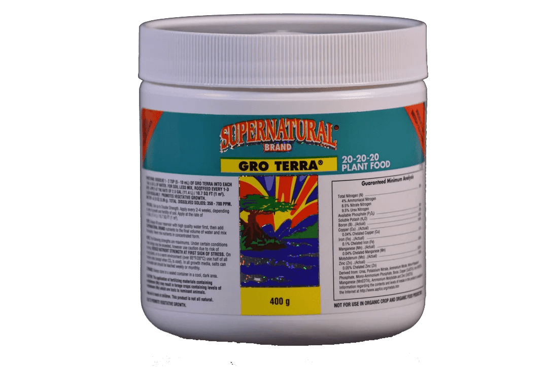 Supernatural® Gro Terra - Progressive Growth Garden Supply