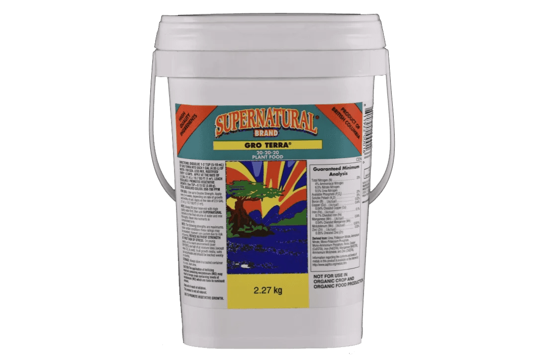 Supernatural® Gro Terra - Progressive Growth Garden Supply