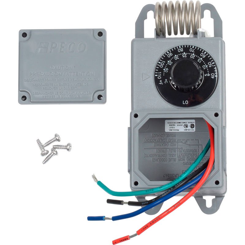Thermostat Peco (model TF115 - 001) - Progressive Growth Garden Supply