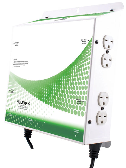 Titan Controls® Helios® 6 - 8 Light 240 V Controller with Dual Trigger Cords - Progressive Growth Garden Supply